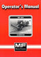 Massey Ferguson 855 Combine Manual