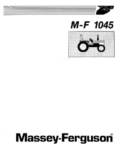 Massey Ferguson 1045 Tractors Manual