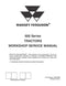 Massey Ferguson 670, 690, 698, and 699 Tractor - Service Manual