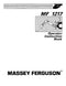Massey Ferguson 1217 Backhoe Manual