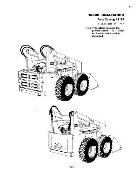Case 1530B Skid-Steer - Parts Catalog