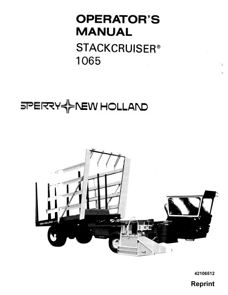 New Holland 1065 Stackcruiser Manual | Farm Manuals Fast