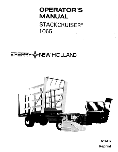 New Holland 1065 Stackcruiser Manual