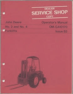 John Deere 2 and 4 Forklifts Manual (Service Shop Copy)
