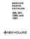 New Holland 280, 281, 1280, and 1281 Hay - Parts Catalog