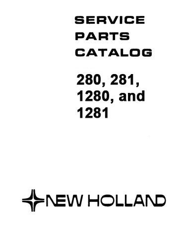 New Holland 280, 281, 1280, and 1281 Hay - Parts Catalog