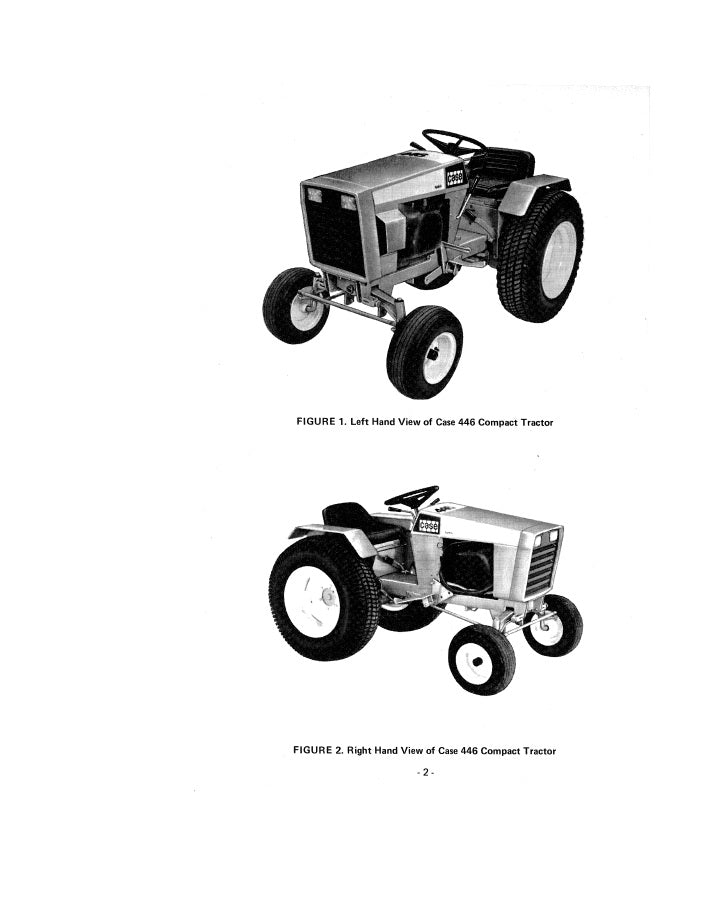 Case 446 Tractor Manual