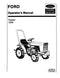 Ford 1200 Tractor Manual