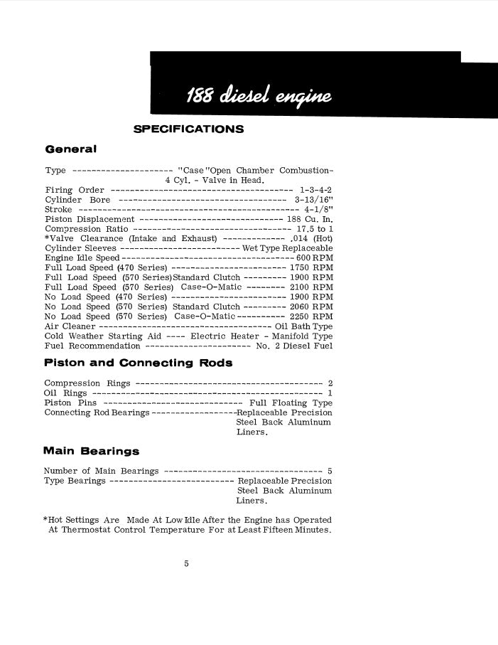 Case 470 and 570 Tractors Manual