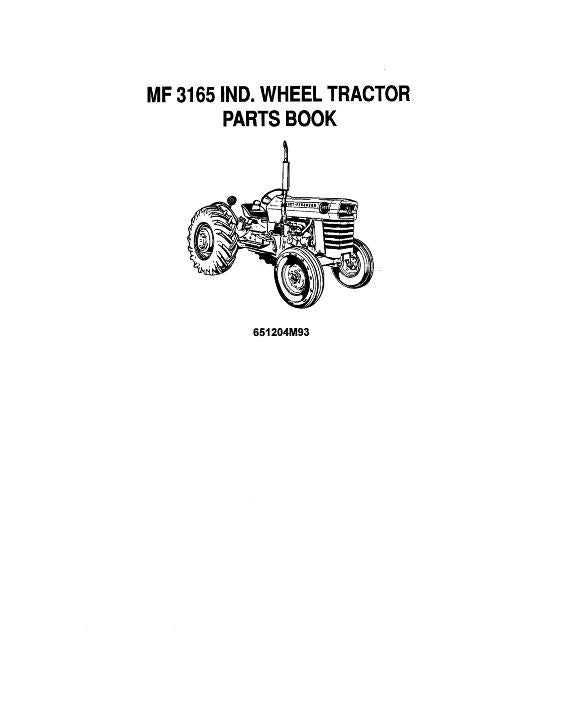 Massey Ferguson 3165 Tractor - Parts Catalog