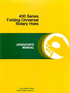 John Deere 400 Series Folding Universal Rotary Hoes Manual