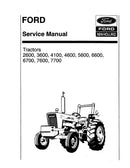 Ford 2600, 3600, 4100, 4600, 5600, 6600, 6700, 7600, and 7700 Tractors - COMPLETE Service Manual
