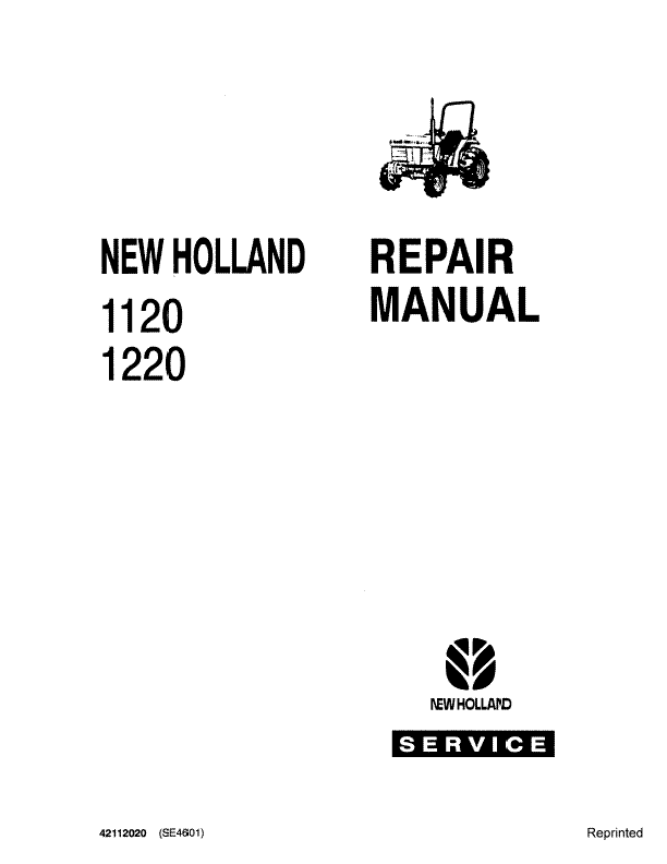 Ford 1120 and 1220 Tractor - COMPLETE Service Manual
