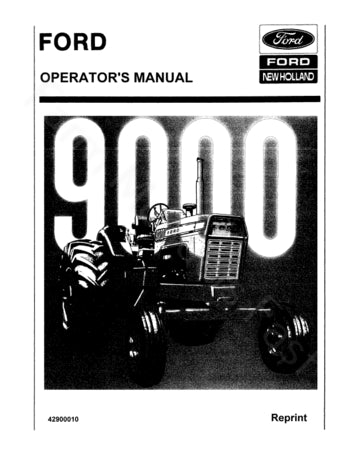 Ford 9000 Tractor Manual