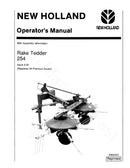 New Holland 254 Rake Tedder Manual