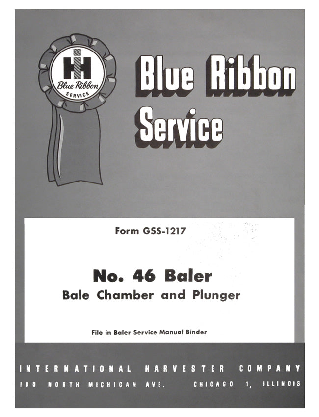 International 46 Baler - Service Manual Bundle