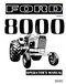 Ford 8000 Tractor Manual