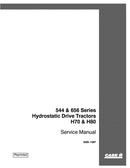 Case IH 544 & 565 Series Hydrostatic Drive Tractors H70 & H80 - Service Manual