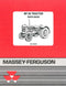Massey Ferguson 95 Tractor - Parts Book
