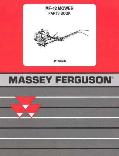 Massey Ferguson 42 Mower - Parts Catalog
