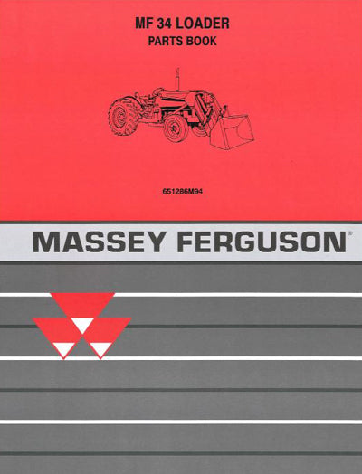 Massey Ferguson 34 Industrial Loader - Parts Manual