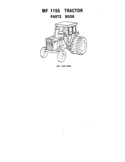 Massey Ferguson 1155 Tractor - Parts Catalog