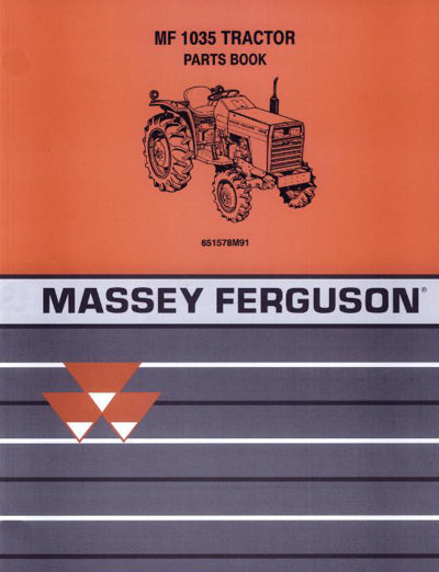 Massey Ferguson 1035 Tractor - Parts Catalog
