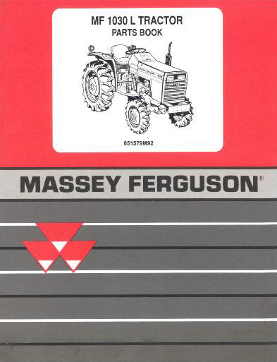 Massey Ferguson 1030 Tractor - Parts Catalog