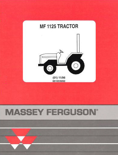 Massey Ferguson 1125 Tractor - Parts Catalog