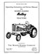 Massey-Harris 23 and 23K Mustang Tractor Manual