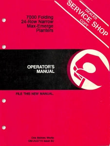 John Deere 7000 24-Row Narrow Folding Planters Manual