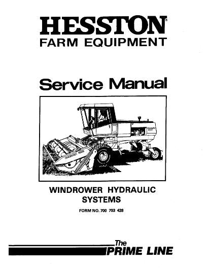 Hesston 1010, 1014, 6400, 6600, 6610, 6450, 6550, and 6650 Mower Conditioner - Service Manual