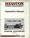 Hesston 7145, 7155, and 7165 Forage Harvester Manual