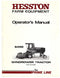 Hesston 6455 Windrower Manual