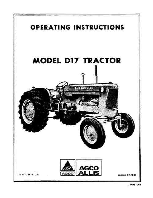 Allis-Chalmers D17 Series I Tractor Manual