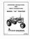 Allis-Chalmers CA Tractor Manual