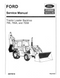 Ford 755, 755A and 755B Tractor-Loader-Backhoe - Service Manual