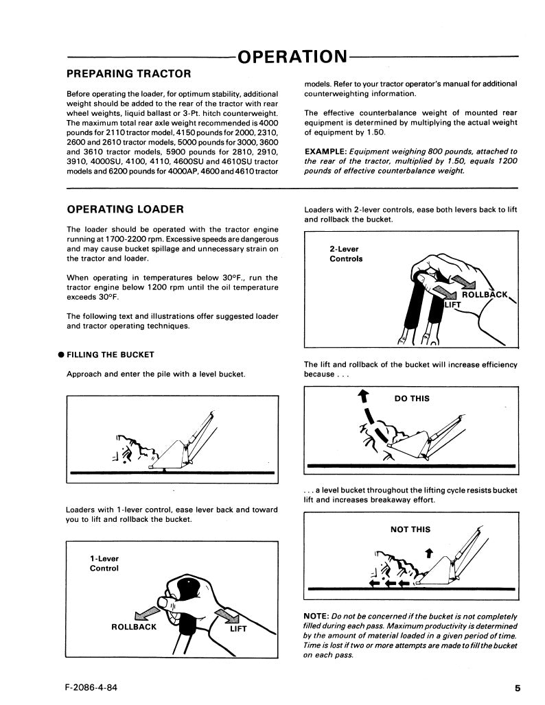 Ford 776A Series Loader Manual