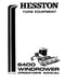 Hesston 6400 Windrower Manual
