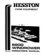 Hesston 6600 Windrower Manual