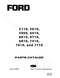 Ford 5110, 5610, 5900, 6410, 6610, 6710, 6810, 7410, 7610, and 7710 Tractor - Parts Catalog