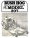 Bush Hog Model 307 Rotary Cuter Manual