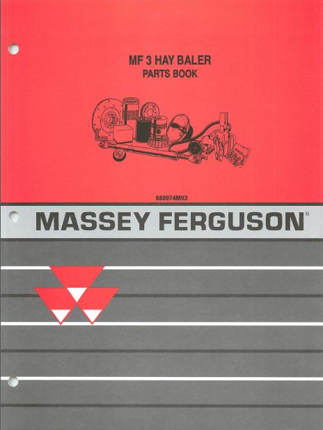 Massey Ferguson 3 Hay Baler - Parts Manual