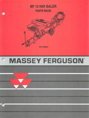 Massey Ferguson 12 Baler - Parts Manual
