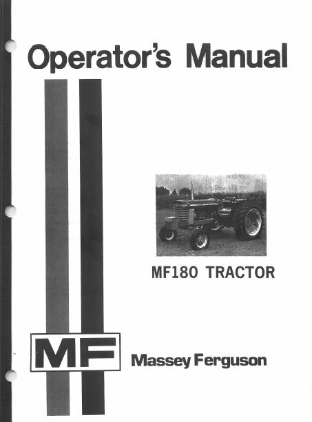 Massey Ferguson 180 Tractor Manual