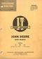 John Deere 80, 820, and 830 Tractor - I&T Service Manual
