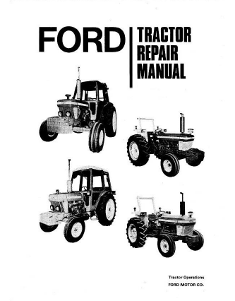 Ford 8210 Tractor - COMPLETE Service Manual