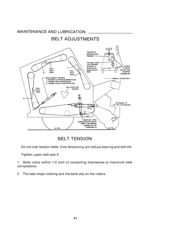 Case IH 3440 and 3450 Round Baler Manual