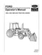 Ford 345C, 445C, and 545C Tractor Loader Manual
