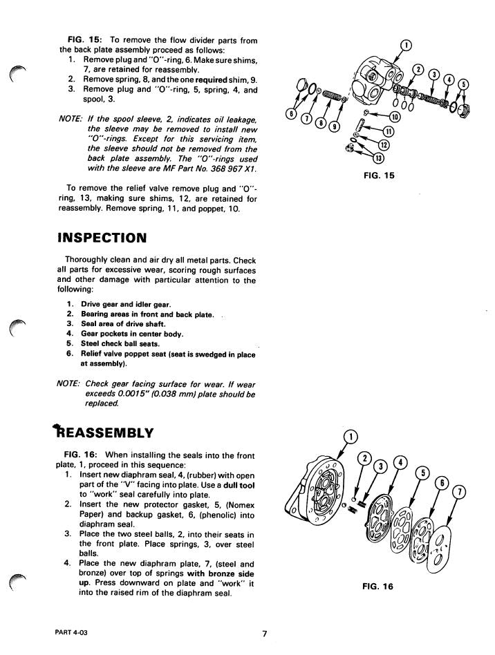 Massey Ferguson 550 Combine - COMPLETE Service Manual